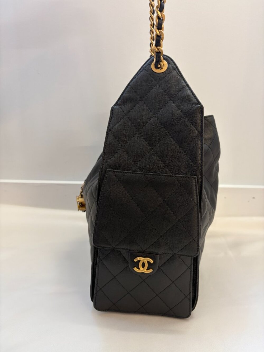 Chanel 25 Medium Handbag in Black - Picture 7 of 10